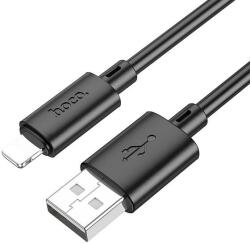 hoco. Cablu Date si Incarcare USB-A - Lightning HOCO X88, 18W, 1m, Negru - evomag