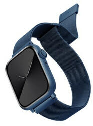 Uniq Dante Apple Watch 42/44/45/49mm fém szíj, kék (UNIQ-45MM-DANCBLU) - speedshop