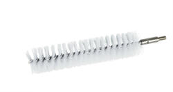 IGEAX élelmiszeripari kémcső-, és üvegtisztító kefe fej, átmérő 38mm, hossz 23cm, fehér (1065WM)