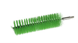 IGEAX élelmiszeripari kémcső-, és üvegtisztító kefe fej, átmérő 50mm, hossz 23cm, zöld (1066GM)