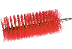 IGEAX élelmiszeripari kémcső-, és üvegtisztító kefe fej, átmérő 76mm, hossz 23cm, piros (1068RM)