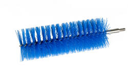 IGEAX élelmiszeripari kémcső-, és üvegtisztító kefe fej, átmérő 64mm, hossz 23cm, kék (1067BM)