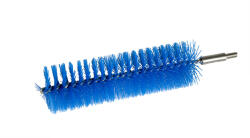 IGEAX élelmiszeripari kémcső-, és üvegtisztító kefe fej, átmérő 50mm, hossz 23cm, kék (1066BM)