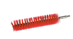IGEAX élelmiszeripari kémcső-, és üvegtisztító kefe fej, átmérő 38mm, hossz 23cm, piros (1065RM)