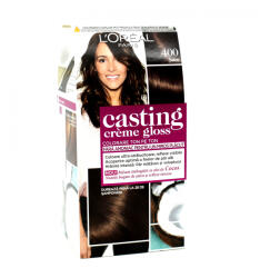 Casting Creme Gloss Vopsea de par fara amoniac L Oreal Paris Casting Creme Gloss 400 Saten, 180ml
