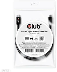 Club 3D USB 2.0 Type-C to Micro USB Cable M/M 1m