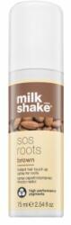 Milk Shake SOS Roots Instant Hair Touch Up corector pentru acoperirea firelor carunte de par Brown 75 ml