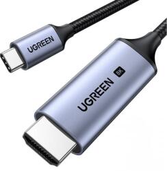 UGREEN USB 3.0 Type C HDMI 2.1 Átalakító Fekete 1.5m 90451 (90451)
