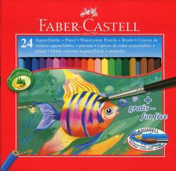 Faber-Castell akvarell ceruza készlet ecsettel 24db (TFC114425) (TFC114425) (TFC114425)