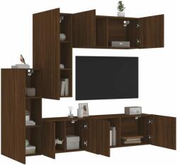 vidaXL 5 darab barna tölgyszínű szerelt fa TV-bútor (3216495) - vidaxl