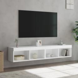 vidaXL 2 db fehér TV-szekrény LED-világítással 80x30x30 cm (837142) - vidaxl