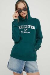 Hollister Co Hollister Co. bluza femei, culoarea verde, cu glugă, cu imprimeu 9BYX-BLD173_77X