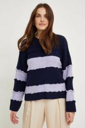 ANSWEAR pulover femei, culoarea albastru marin, light BBYH-SWD00G_59X