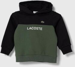 Lacoste bluza copii culoarea albastru marin, cu glugă, modelator 9BYX-BLK0BA_59X