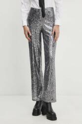 Answear Lab pantaloni femei, culoarea negru, lat, high waist BMYX-SPD049_99X