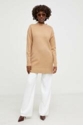 ANSWEAR pulover femei, culoarea maro, cu turtleneck BMYX-SWD0EU_82X