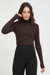 ANSWEAR pulover culoarea maro, light, cu turtleneck BMYX-BDD05D_88X