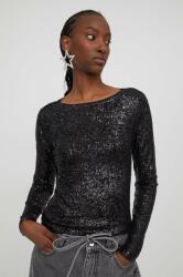 Abercrombie & Fitch bluza femei, culoarea negru, cu imprimeu 9BYX-BDD0E5_99X