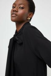 ANSWEAR bluza femei, culoarea negru, neted BMYX-BDD05E_99X
