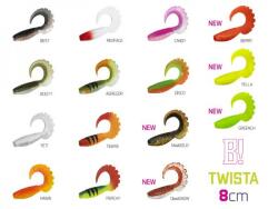 DELPHIN Gumihal delphin twista uvs / 5db-8cm/yella (101003848) - epeca