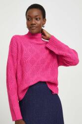 ANSWEAR pulover femei, culoarea rosu, cu turtleneck BMYX-SWD01B_29X