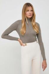TWINSET pulover femei, culoarea gri, light, cu turtleneck 9BYX-SWD16O_90X