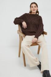 ANSWEAR pulover femei, culoarea maro, călduros BBYH-SWD00D_88X
