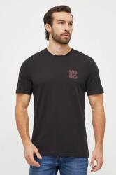 Hugo tricou din bumbac 2-pack culoarea negru, cu imprimeu 50492550 PPYX-TSM1NI_99X