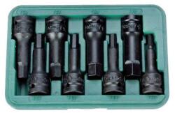 Hans Tools 1/2" gépi imbusz dugókulcsfej készlet 8r. SW6-SW19 CrMo 846016-8M (060103-0163) - szerszamplusz