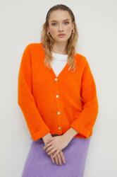 American Vintage cardigan din amestec de lana femei, culoarea portocaliu PPYX-SWD0BC_23X
