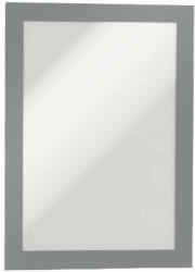 DURABLE Infokeret A/5 DURAFRAME® öntapadós hátlap, mágneses előlap ezüst