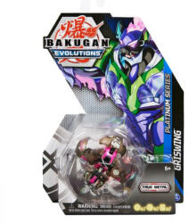 Spin Master Figurina metalica Bakugan Evolutions, Griswing, Roz, 6 cm (20135740)