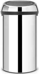 Brabantia Touch Bin nyomófedeles hulladékgyűjtő XXL, 60L - H méret, fényes r. m. acél test, fényes r. m. acél fedő - 402609 (402609)