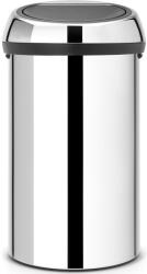 Brabantia Touch Bin nyomófedeles hulladékgyűjtő XXL, 60L - H méret, fényes r. m. acél test, fényes r. m. acél fedő (402609)
