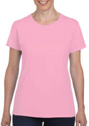Gildan heavy GIL5000, rövid ujjú környakas Női pamut póló, Light Pink-L
