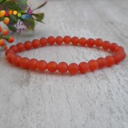 Kristály Jóga Shop Karneol 6 mm-es matt ásvány karkötő