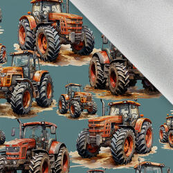 Takoy Téli softshell anyag piros traktor