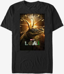 ZOOT. Fan Férfi ZOOT. Fan Marvel Alligator Loki Poster Póló 3XL Fekete