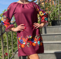 Ie traditionala Rochie florala Toni 10 - ietraditionala - 229,00 RON