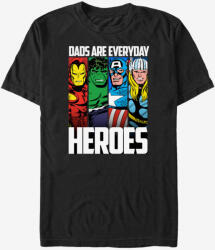 ZOOT. Fan Marvel Everyday Hero Dad Tricou ZOOT. Fan | Negru | Bărbați | S