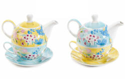 Decorer Set 2 cesti 2 ceainice portelan 16x11x14 cm, 400 ml, 250 ml (A72.08.10)