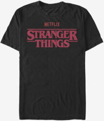ZOOT. Fan Netflix Logo Stranger Things Tricou ZOOT. Fan | Negru | Bărbați | S