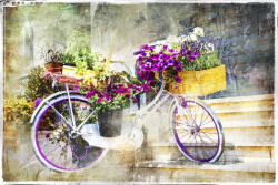 Persona Tapet Premium Canvas - Bicicleta cu flori vintage - tapet-canvas - 480,00 RON