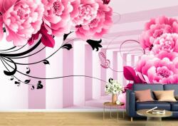 Persona Tapet Premium Canvas - Bujori roz - tapet-canvas - 480,00 RON