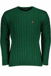 U. S. Grand Polo Equipment & Apparel Pulover tricotat barbati cu logo verde (FI-USTR952_VEVERDE_XL)