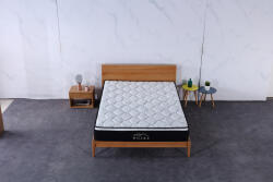  Saltea ortopedica Wolke Bamboo Bonnell Spring Confort 180x200x23 cm, cu arcuri tip Bonnell + topper spuma poliuretanica 3 cm, fermitate moale (C2104) Saltea