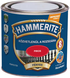  Hammerite Fényes 0, 25l Piros (5011867041865)