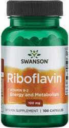 Swanson Riboflavin B-2 vitamin 100 mg kapszula 100 db