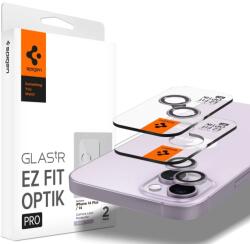 Spigen Camera Cover Spigen Optik. Tr Ez Fit Camera Protector 2-pack Iphone 14 / 14 Plus Purple (agl05603)