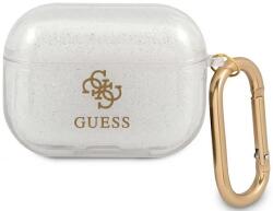 Guess Ghici GUAPUCG4GT AirPods Pro acoperă Colecția Transparent Glitter (GUAPUCG4GT)